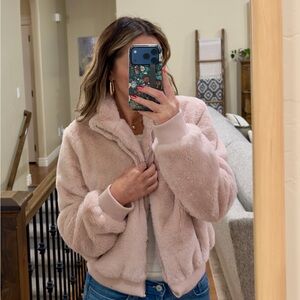 Ambiance Blush Teddy Jacket